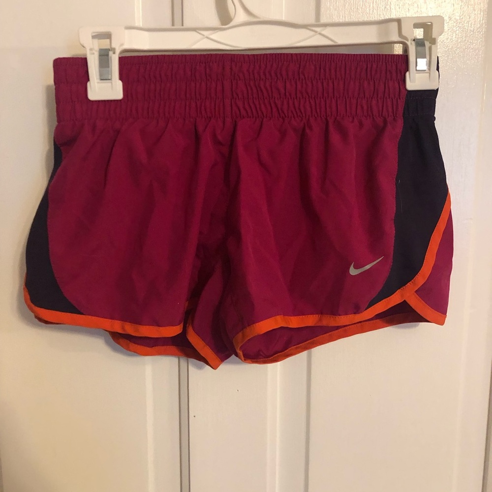 pink nike shorts